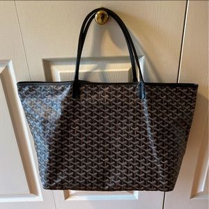 Goyard Artois Tote PM Yellow in Canvas/Calfskin with Palladium-tone - US